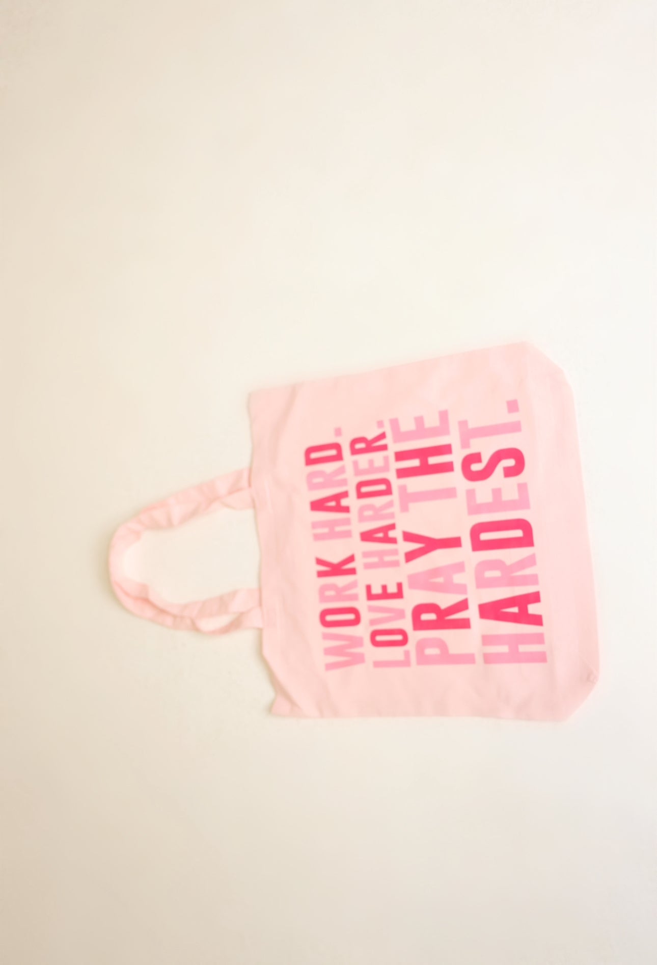 Work Love Pray Tote