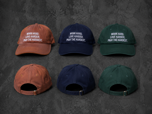 Work Love Pray Hat