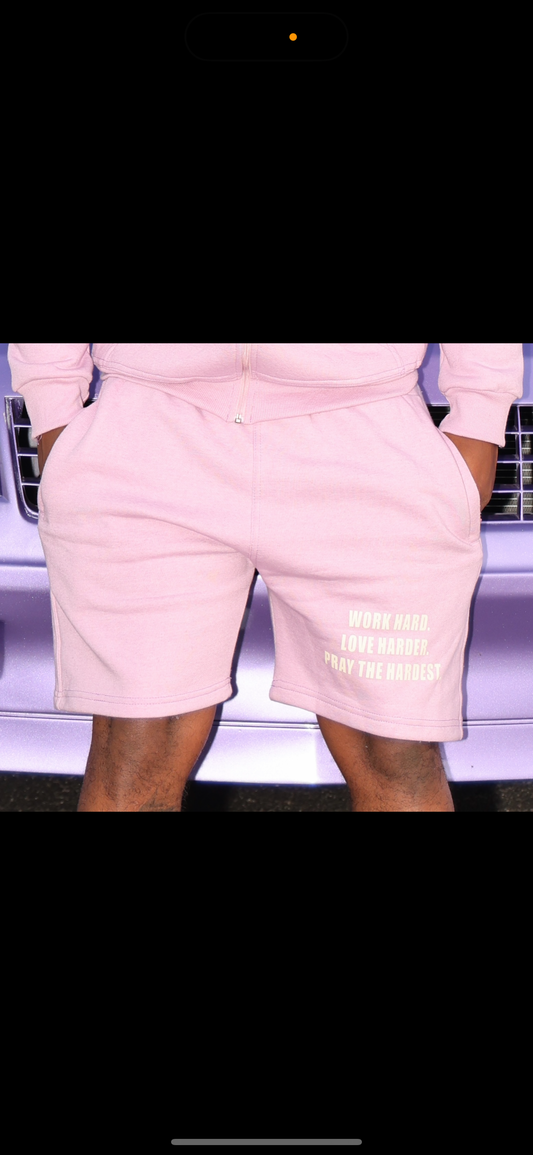 Purple “LoveYourz” Shorts